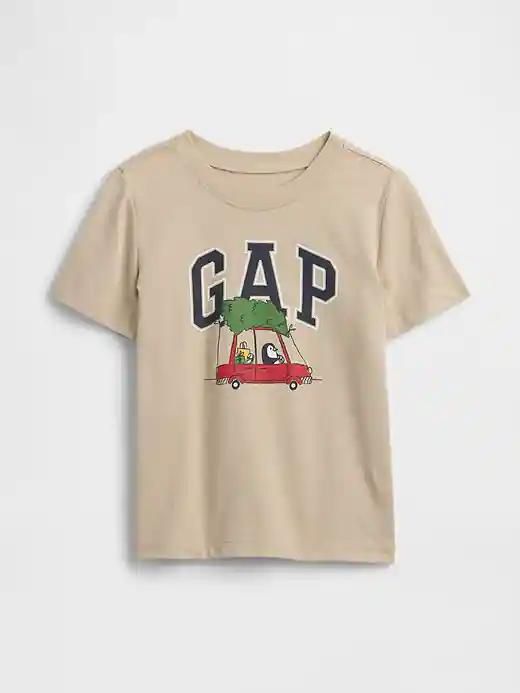 Gap Logo Cute Car Print Shirt