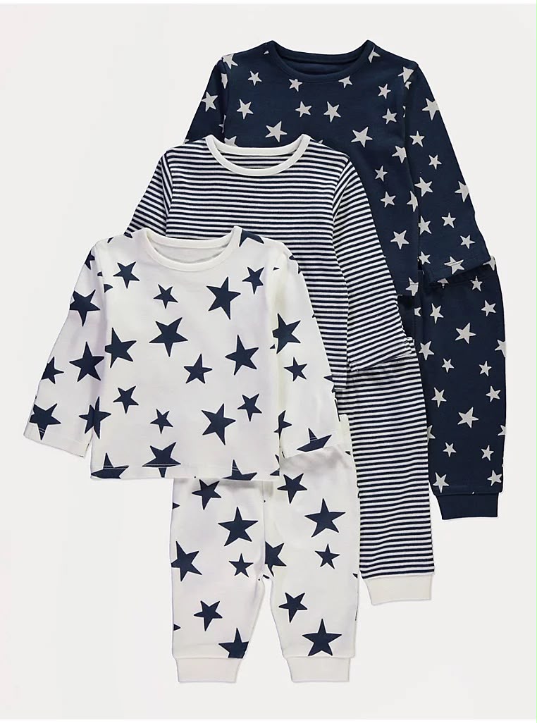 George UK 3 pack Pyjamas Set