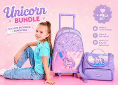 Smiggle UK Girls Unicorn Backpack and Lunch Bag Set