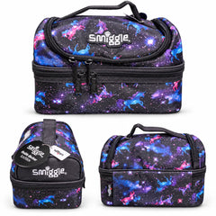 Smiggle Galaxy Unicorn Double Decker Insulated Lunchbox