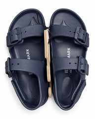 Primark Kids Navy Blue Double Buckle Sandals