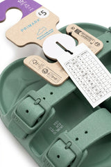 Primark Kids Sage Green Double Buckle Sandals