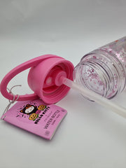 Hello Kitty Pumpkin Spice Glitter Filled Water Bottle