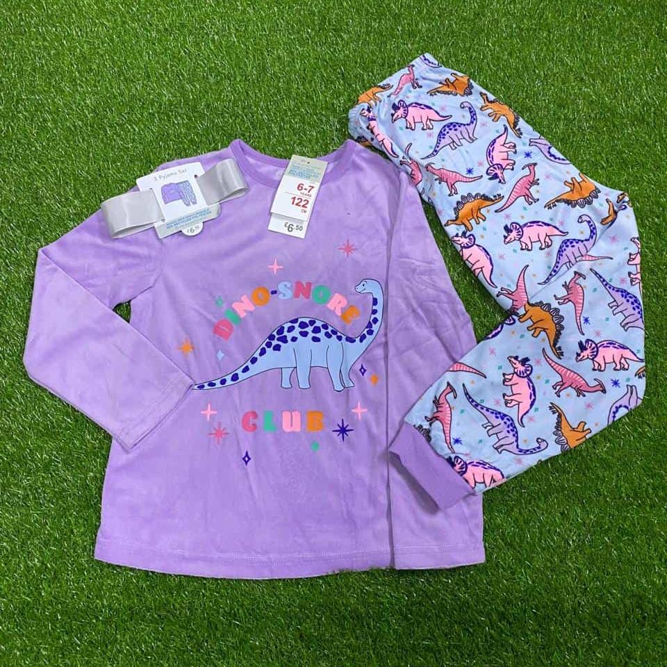 Fleece Dino Pyjamas Set Primark