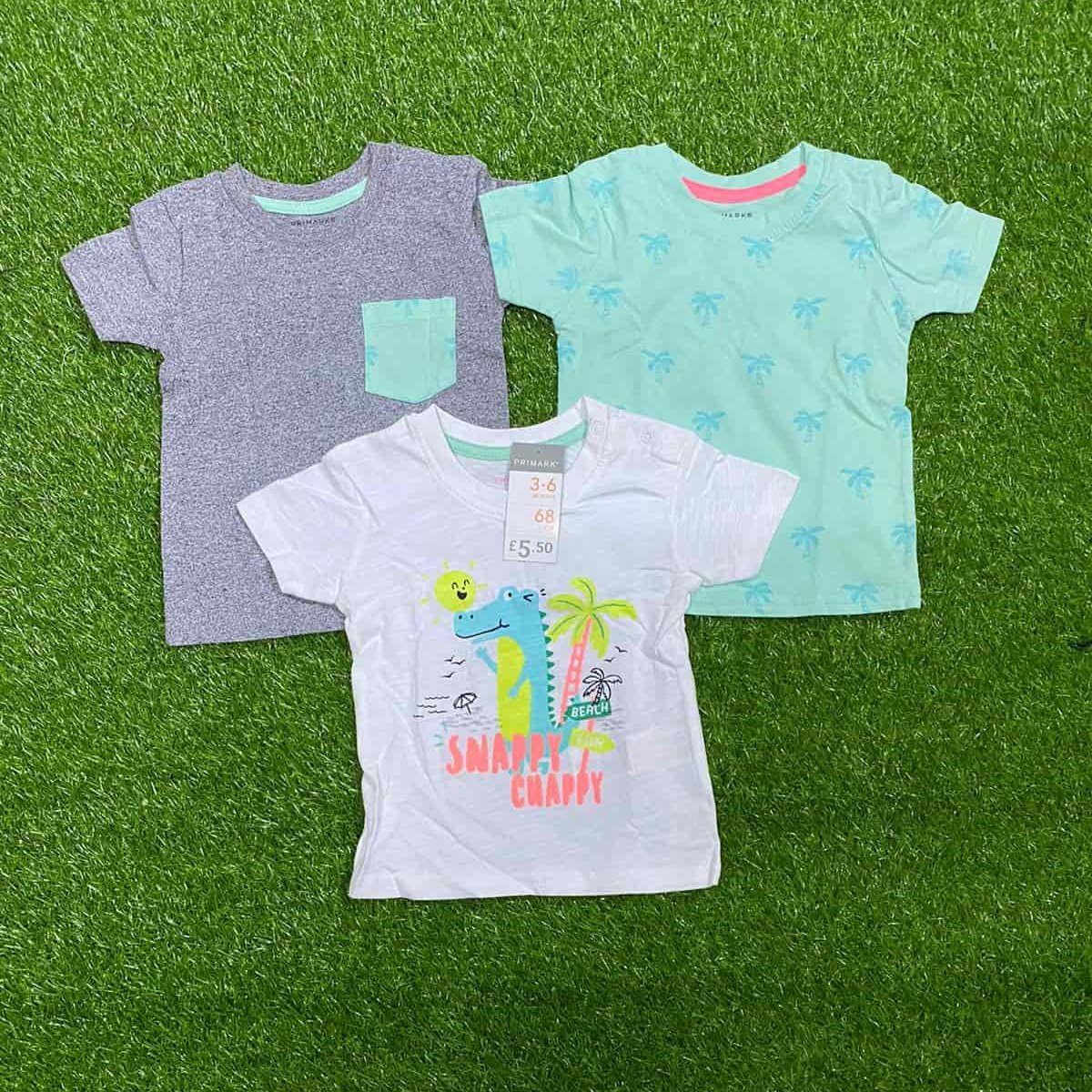 3-Pack T-Shirts Dino Primark