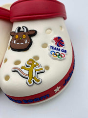 The Gruffalo X Team GB Join the team badge clogs UK 10/ Euro 28