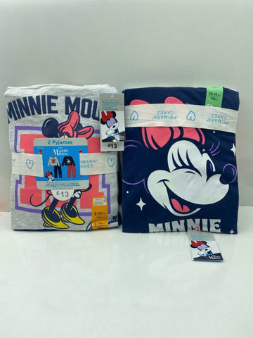 Minnie Printed Pyjamas Primark 4pcs Set