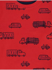 George Red Car Long Sleeve Pyjamas 3 Pack