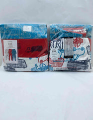 George Red Car Long Sleeve Pyjamas 3 Pack