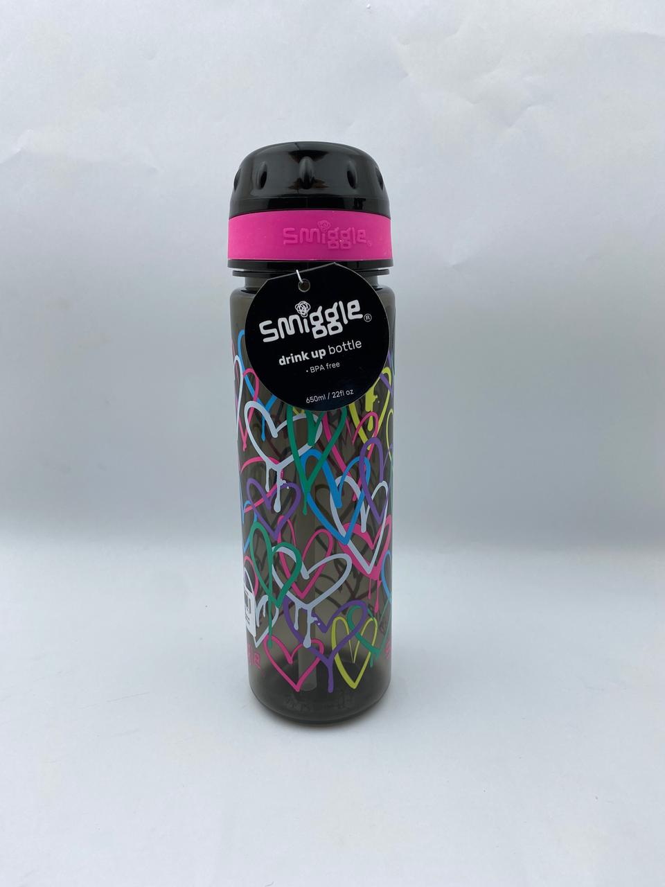 Smiggle Heart Print Bottle 650ML