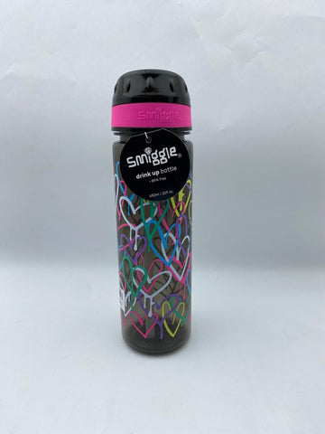 Smiggle Heart Print Bottle 650ML