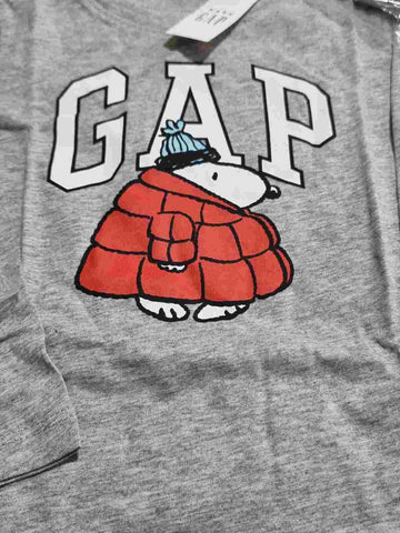 Snoopy Print Logo Full Sleeves Shirt Gap