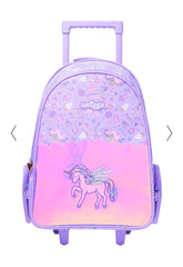 Smiggle Trolley Unicorn Backpack With Light Up Wheels