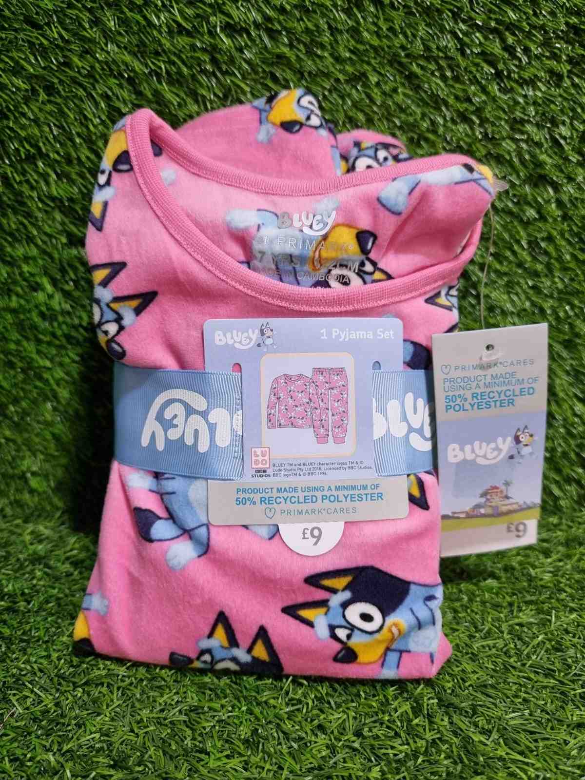 Primark Disney’s Bluey Velour Pyjamas Set