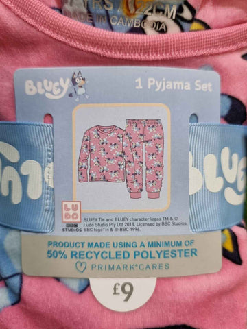 Primark Disney’s Bluey Velour Pyjamas Set