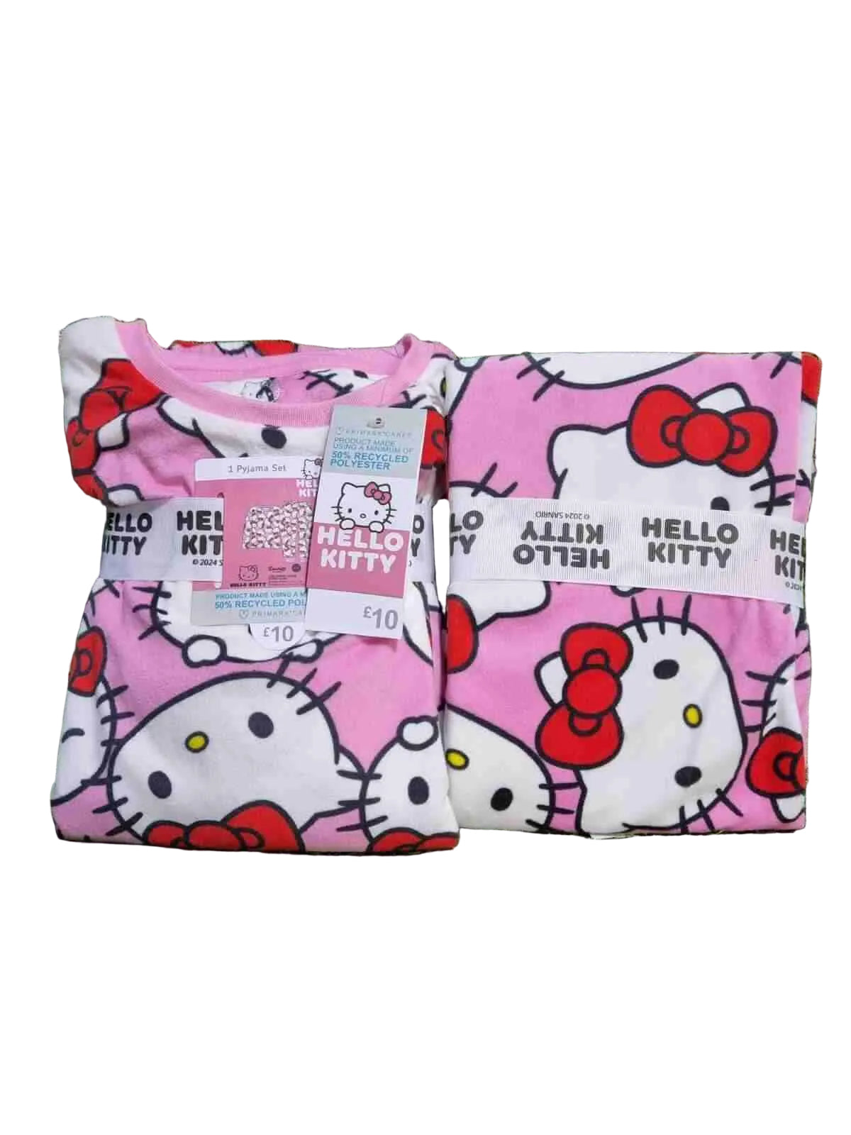 Primark Hello Kitty Velour Pyjamas Set