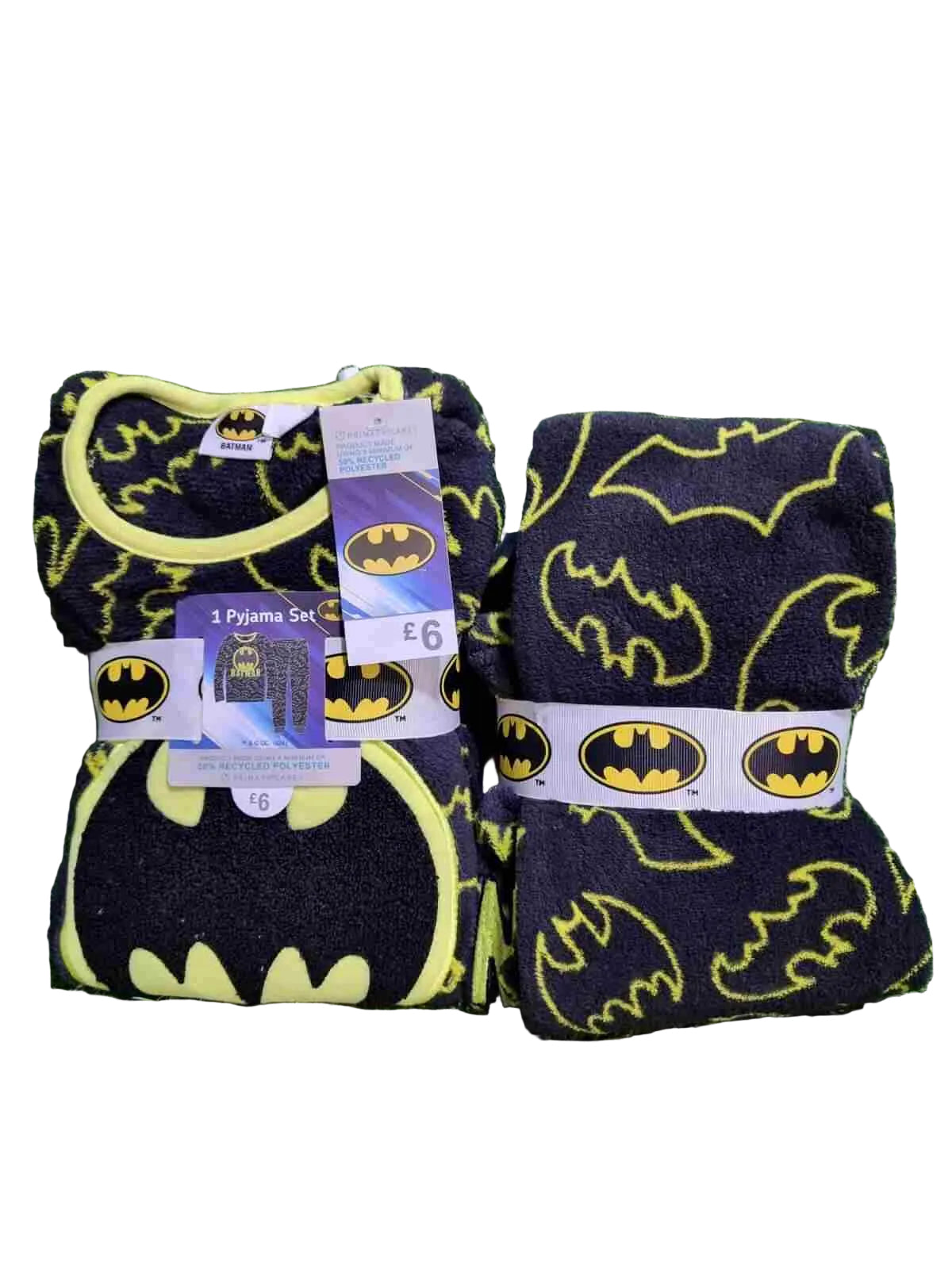 Disney Batman Fleece Pyjamas Primark