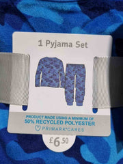 Primark Velour Pyjamas Set 5-6 Years