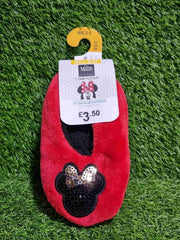 Primark Minnie Warm Slippers 2-3 Years