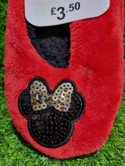 Primark Minnie Warm Slippers 2-3 Years