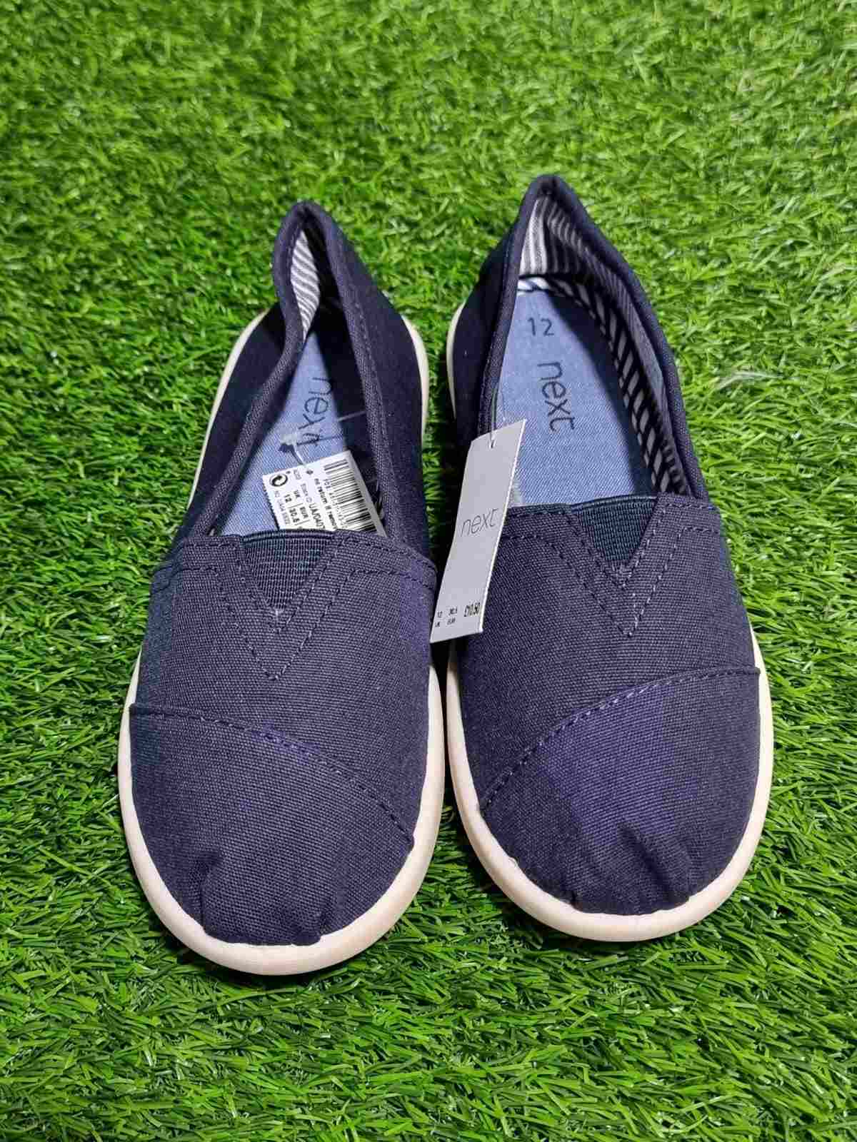 Next Canvas Shoes Uk 12 / Euro 30.5
