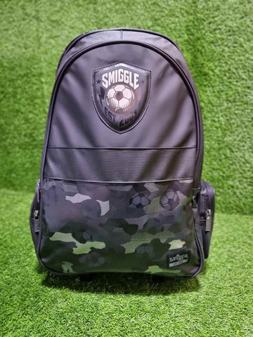 Smiggle Football Trolley Backpack With Light Up Wheels