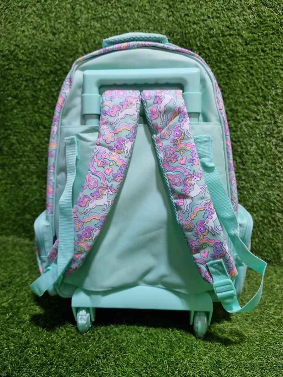 Smiggle Unicorn Trolley Backpack With Light Up Wheels