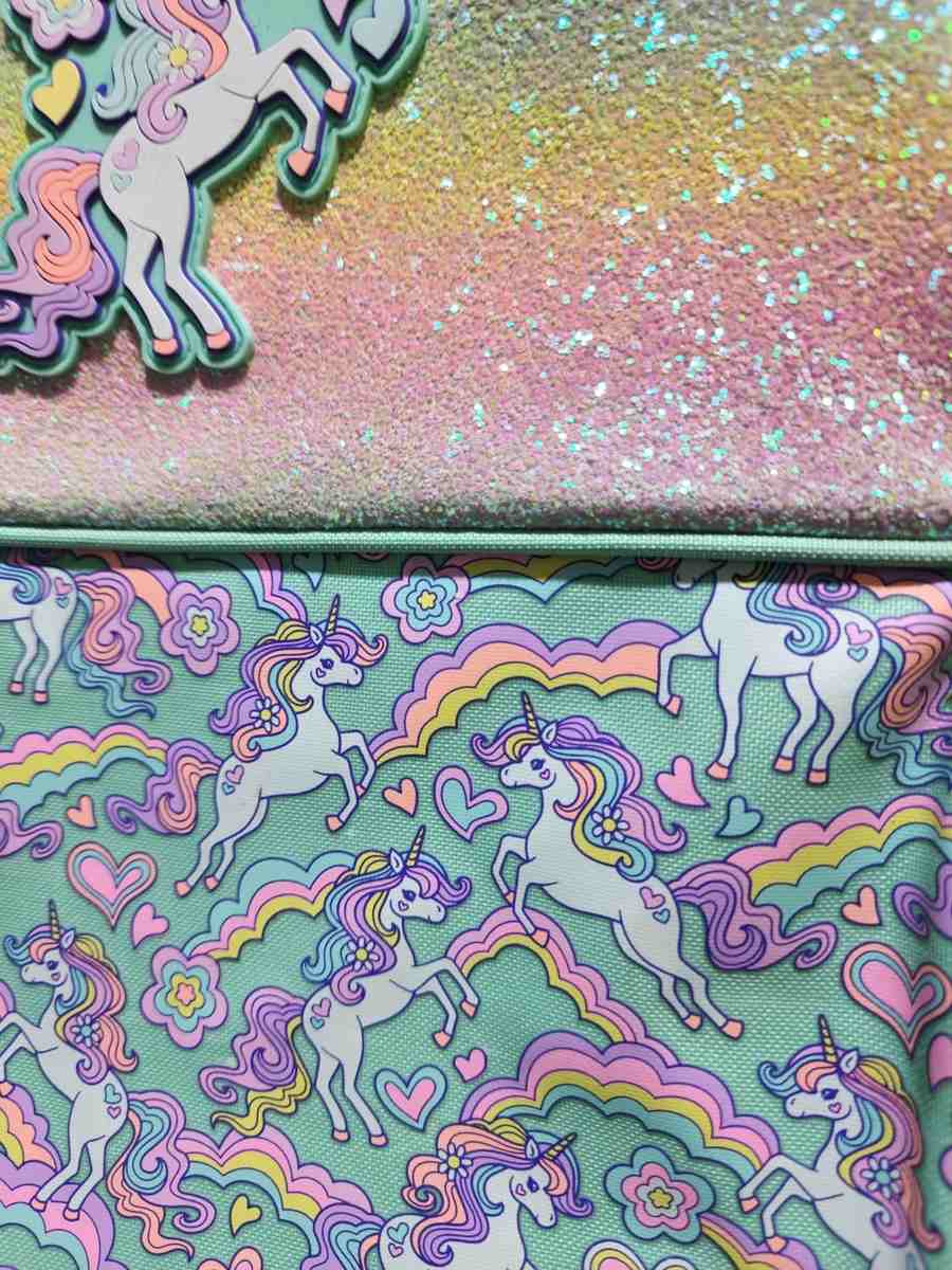 Smiggle Unicorn Trolley Backpack With Light Up Wheels