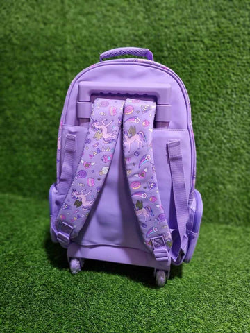Smiggle Trolley Unicorn Backpack With Light Up Wheels