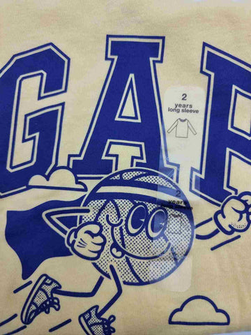 World Print Logo Full Sleeves Shirt Gap