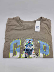 Biker Print Logo T-Shirt Gap