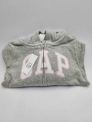 Gap Logo Zip Hoodie Fleece Lined - 2 years