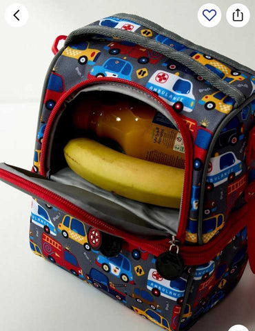 Max Cars Lunch Bag With Strap