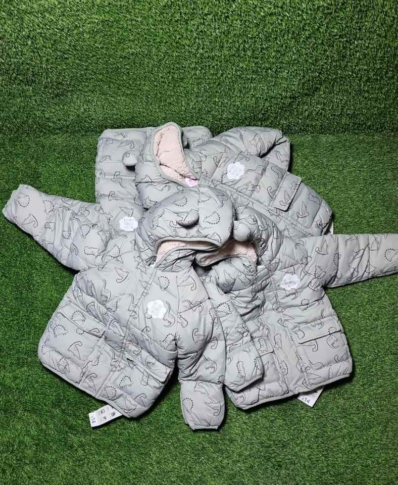 Dino Fleece Lined Padded Coat George Uk