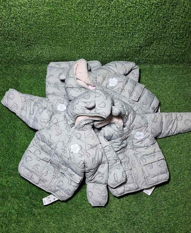 Dino Fleece Lined Padded Coat George Uk