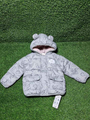 Dino Fleece Lined Padded Coat George Uk