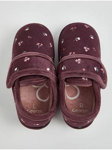 Floral Faux Fur Clog George Uk