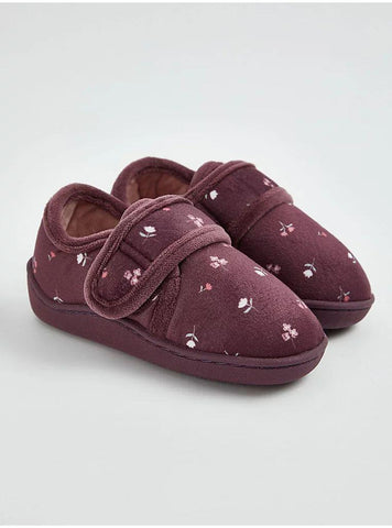 Floral Faux Fur Clog George Uk