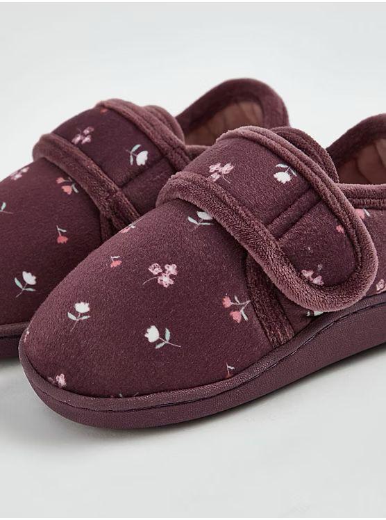 Floral Faux Fur Clog George Uk