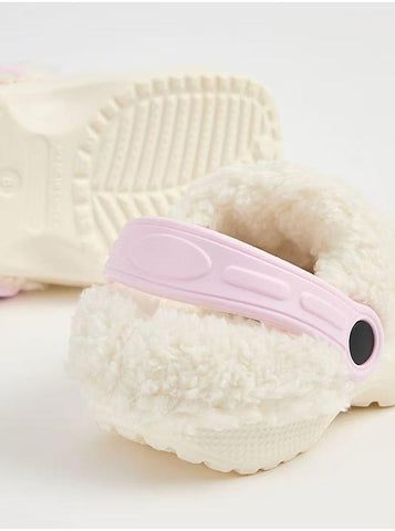 Panda Faux Fur Clog George Uk