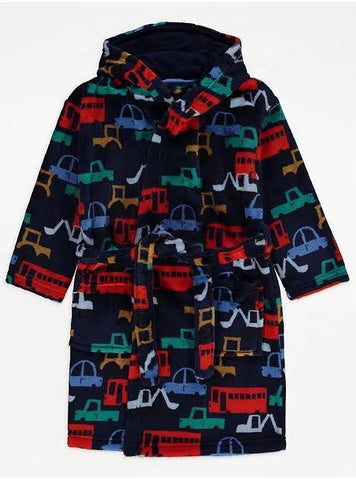 Car Fleece Dressing Gown George