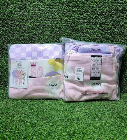 George Cute Printed Long Sleeve Pyjamas - 3 Pairs Set