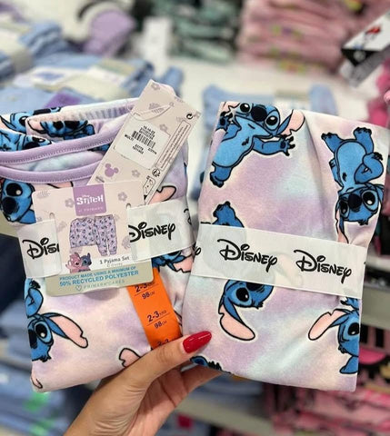 Stich OverAll Print Fleece Pyjamas Primark