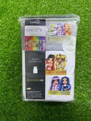 Rainbow High Vest Tops 3 Pack