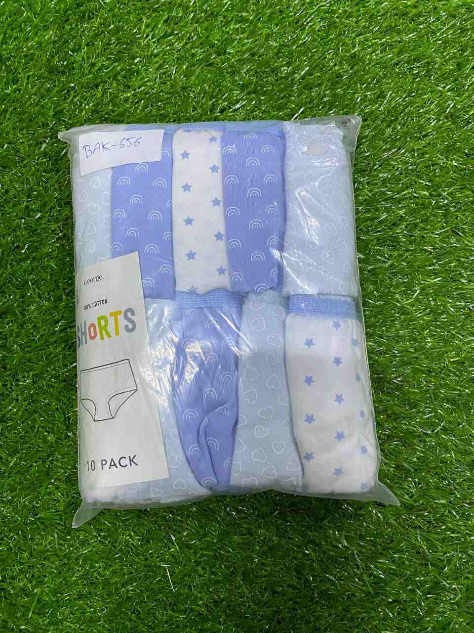 Printed Short Knickers 10 Pack Set- George , 12-13 Years