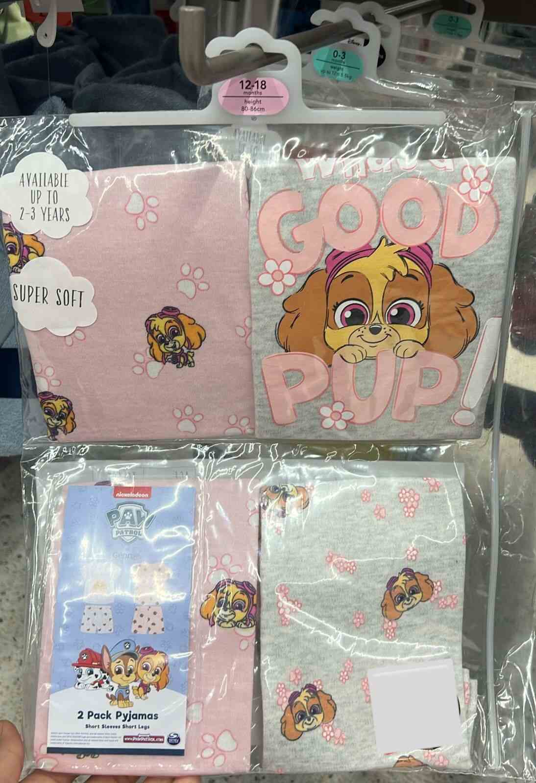 George PAW Patrol Good Pup Short Pyjamas 2 Pack