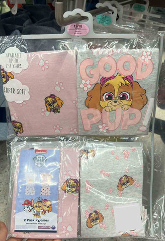 George PAW Patrol Good Pup Short Pyjamas 2 Pack