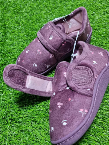 Floral Faux Fur Clog George - Uk 9 / Euro 27