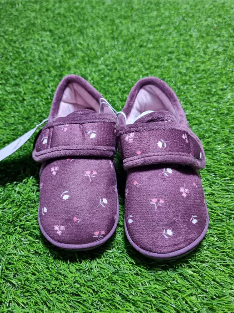 Floral Faux Fur Clog George - Uk 9 / Euro 27