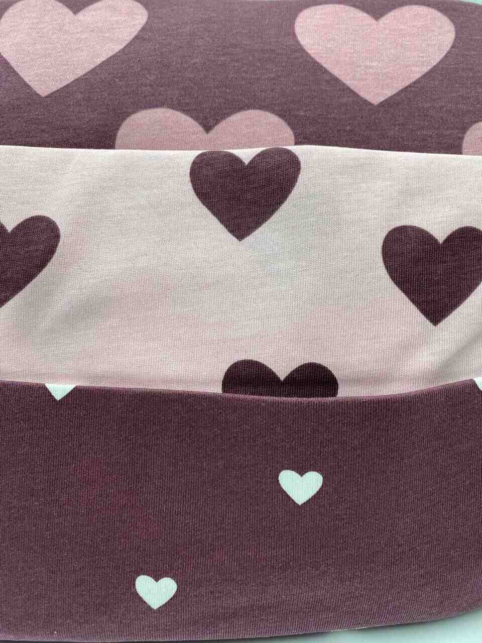 George Burgundy Heart Long Sleeve Pyjamas 3 Pack , 6-7 Years